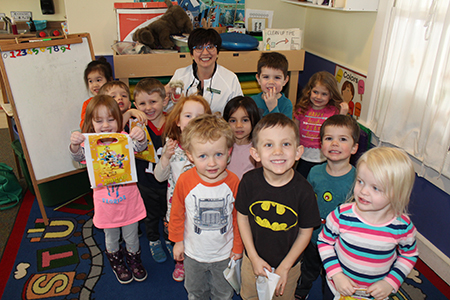Group of smiling kids